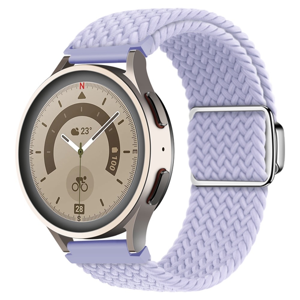 Clasp 22 mm-es nylon szíj a Garmin Forerunner 265-hez – lila