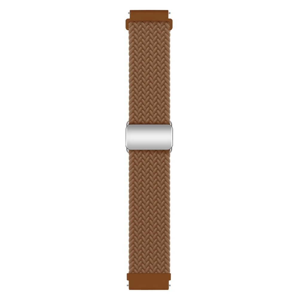 Clasp 22 mm-es nylon szíj a Garmin Forerunner 265-hez – barna