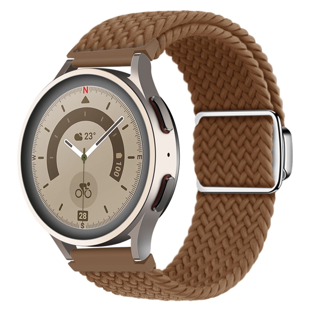 Clasp 22 mm-es nylon szíj a Garmin Forerunner 265-hez – barna