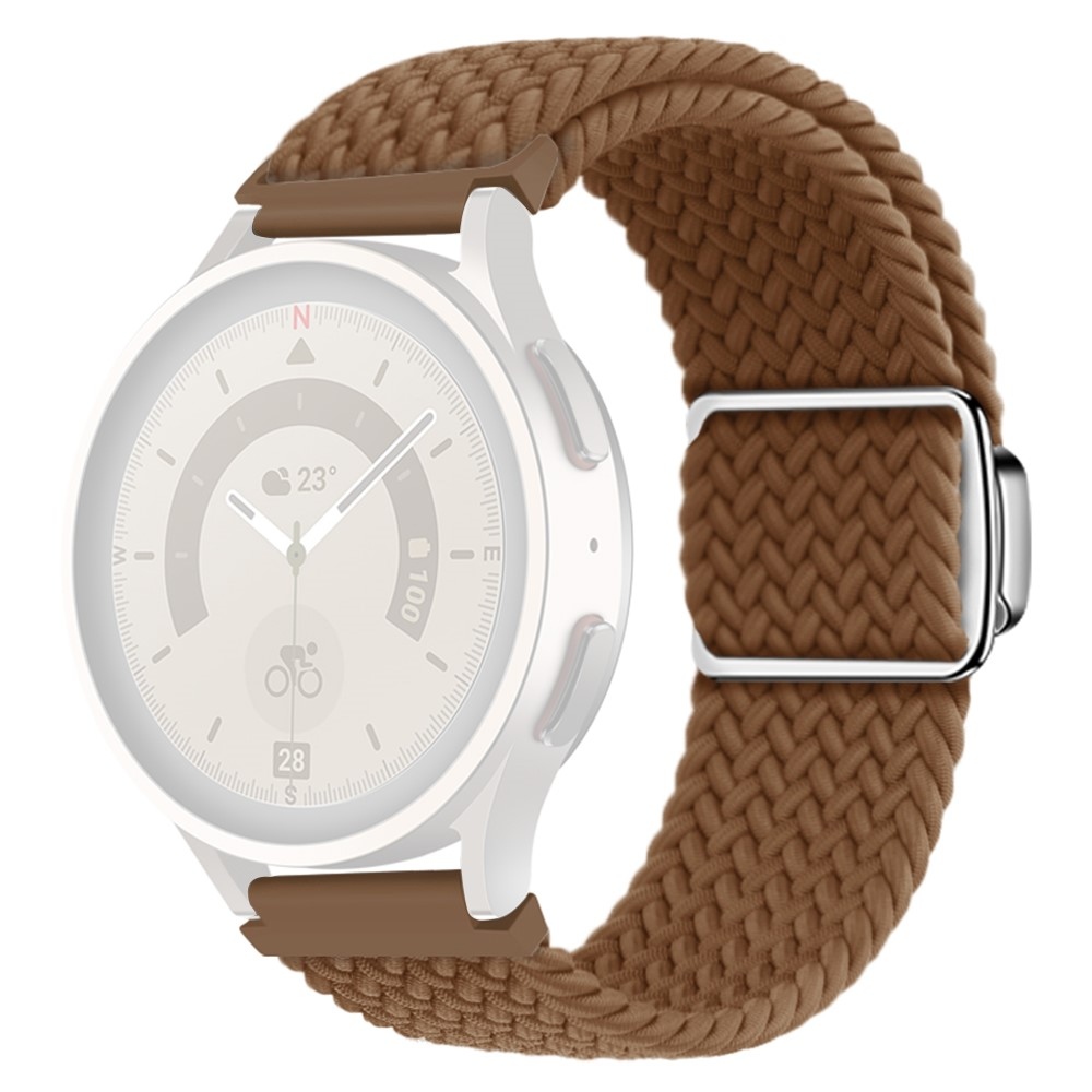 Clasp 22 mm-es nylon szíj a Garmin Forerunner 265-hez – barna