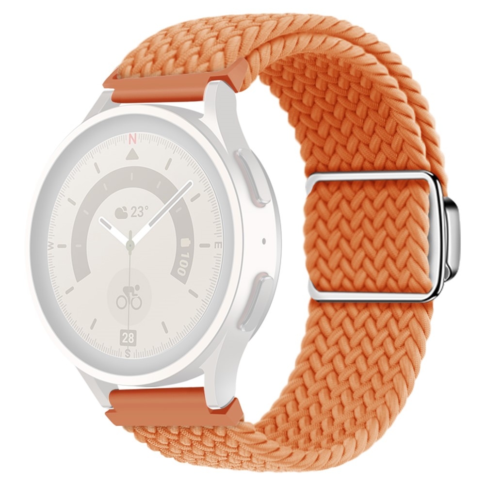 Clasp 22 mm-es nylon szíj a Garmin Forerunner 265-hez – narancssárga