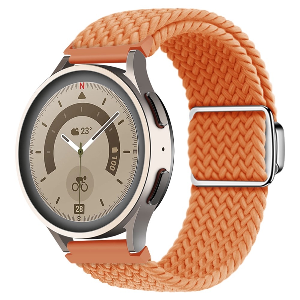 Clasp 22 mm-es nylon szíj a Garmin Forerunner 265-hez – narancssárga