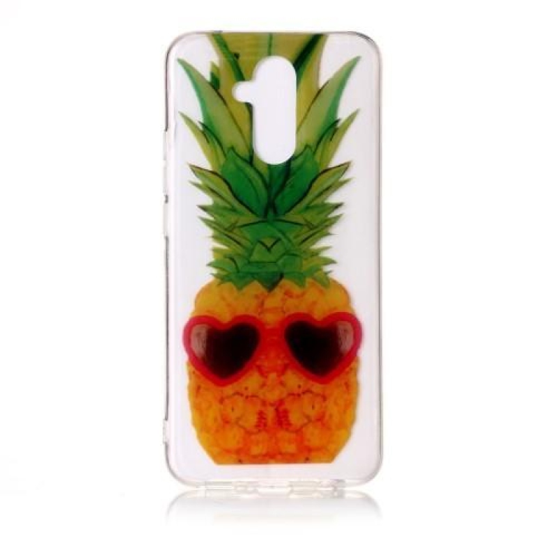 Tiszta szilikon tok a Huawei Mate 20 Lite mobilhoz - ananász