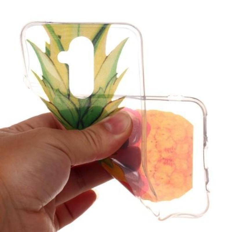 Tiszta szilikon tok a Huawei Mate 20 Lite mobilhoz - ananász