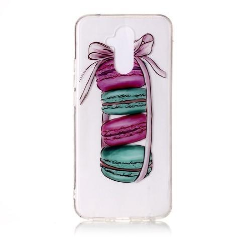 Tiszta szilikon tok a Huawei Mate 20 Lite mobilhoz - macaronok