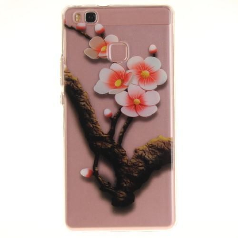 Tiszta gél tok a Huawei P9 Lite számára - virágzó fa
