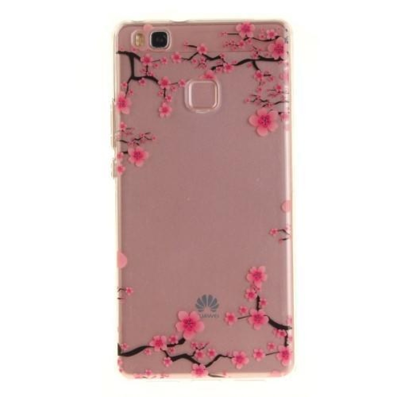 Tiszta zselés tok Huawei P9 Lite - virágzó gallyakhoz
