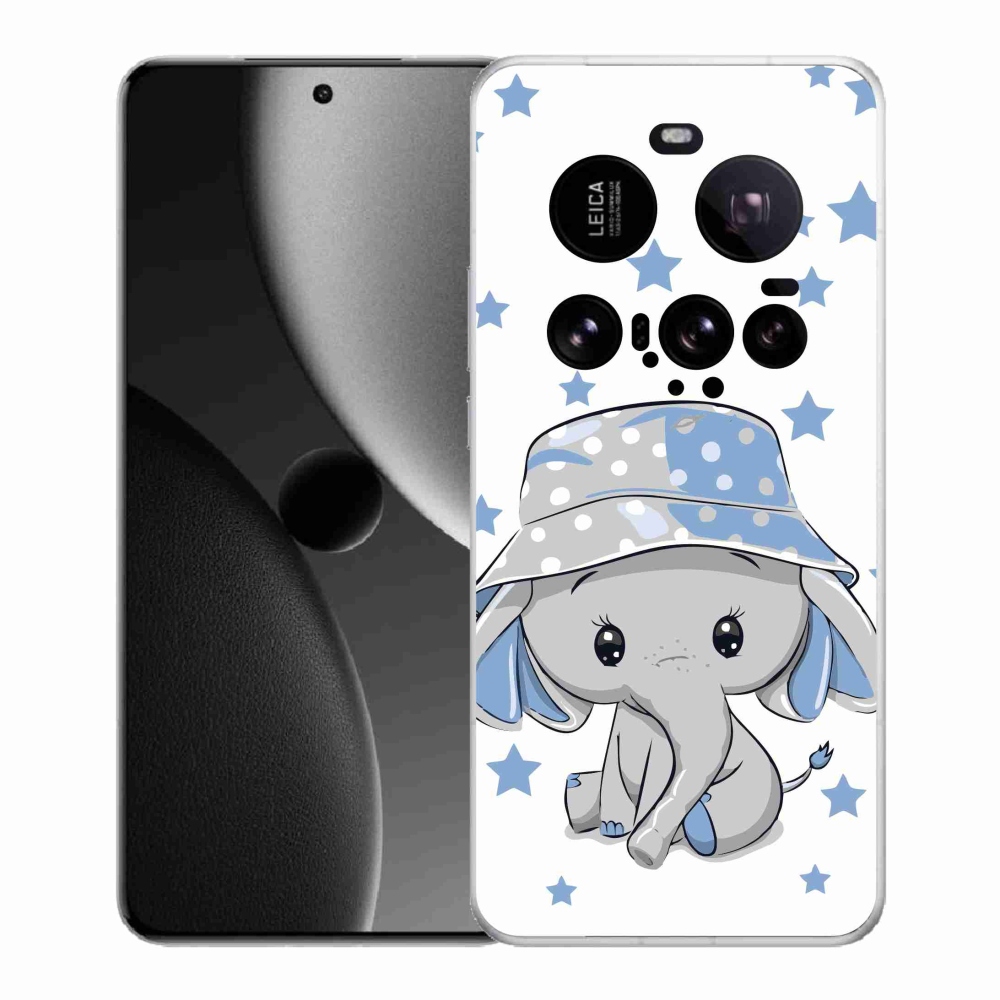 Gél borítás mmCase a Xiaomi 15 Ultra számára - kék elefánt