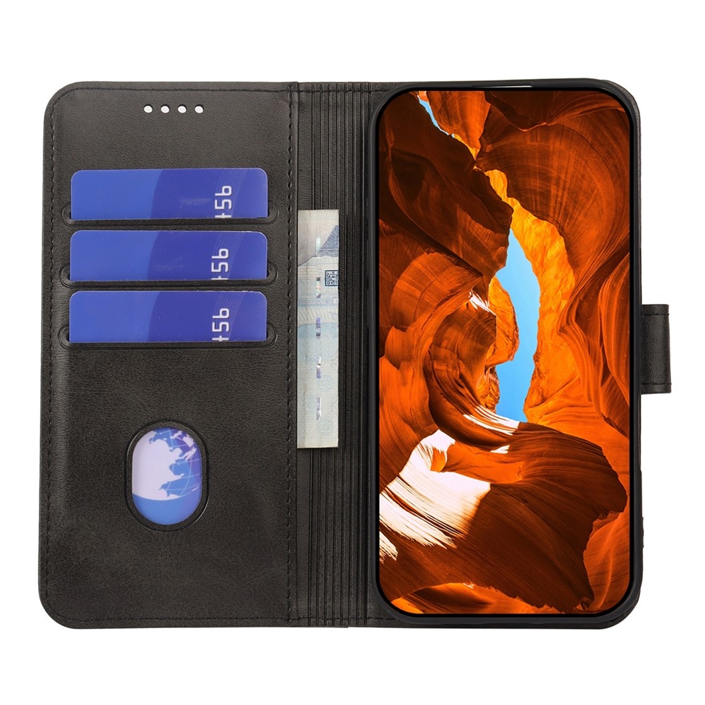 Zárható könyv tok Samsung Galaxy A27 készülékhez - fekete