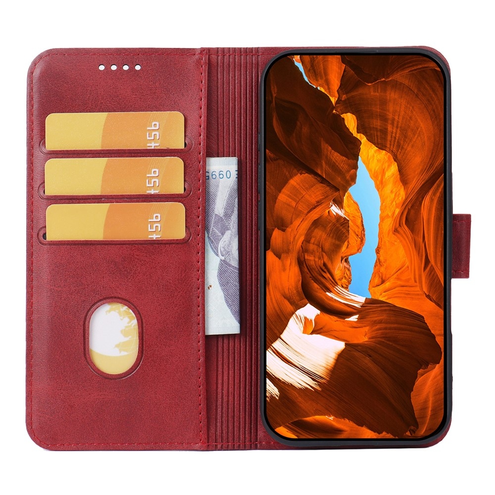 Zárható könyv tok Samsung Galaxy A27-hez - piros