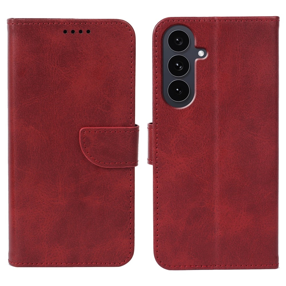 Zárható könyv tok Samsung Galaxy A27-hez - piros