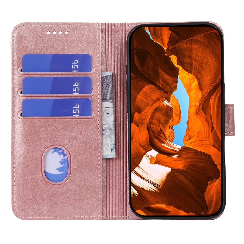 Zárható könyv tok Samsung Galaxy A27-hez - rózsaarany