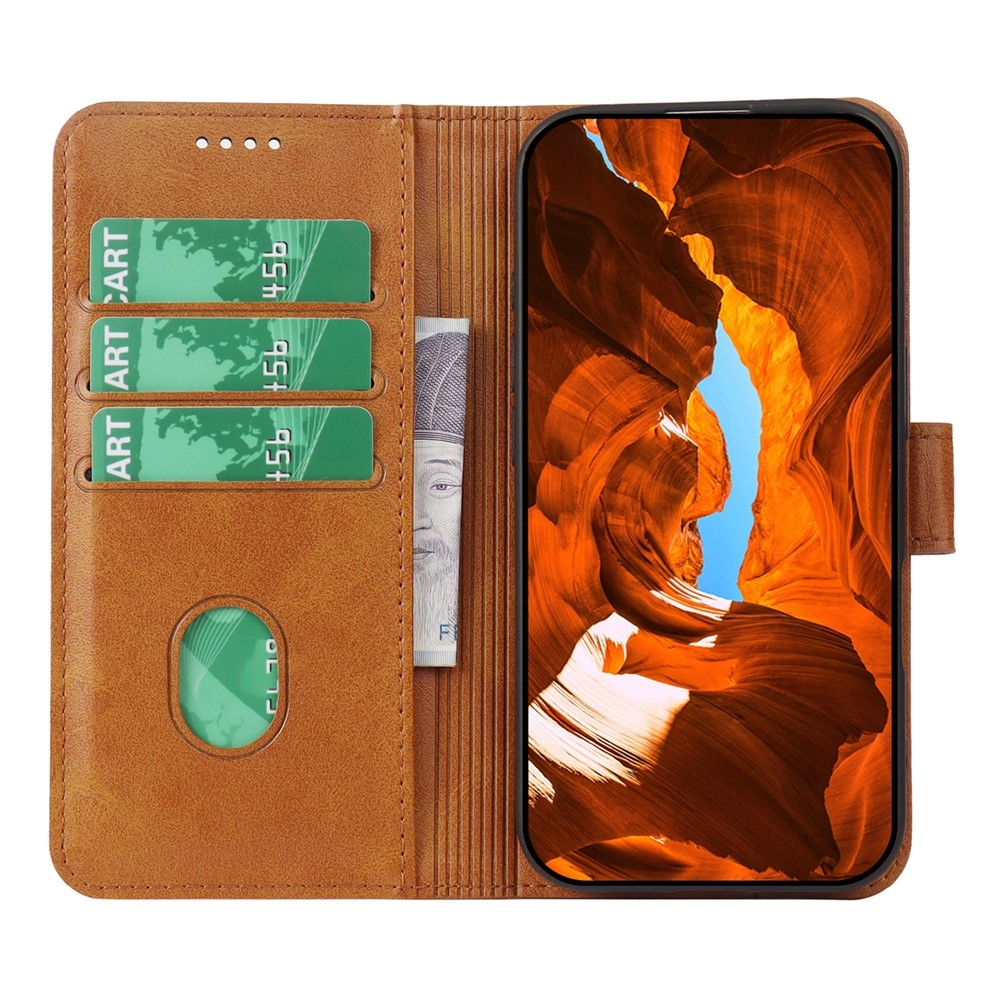 Zárható könyv tok Samsung Galaxy A27 készülékhez - sárga