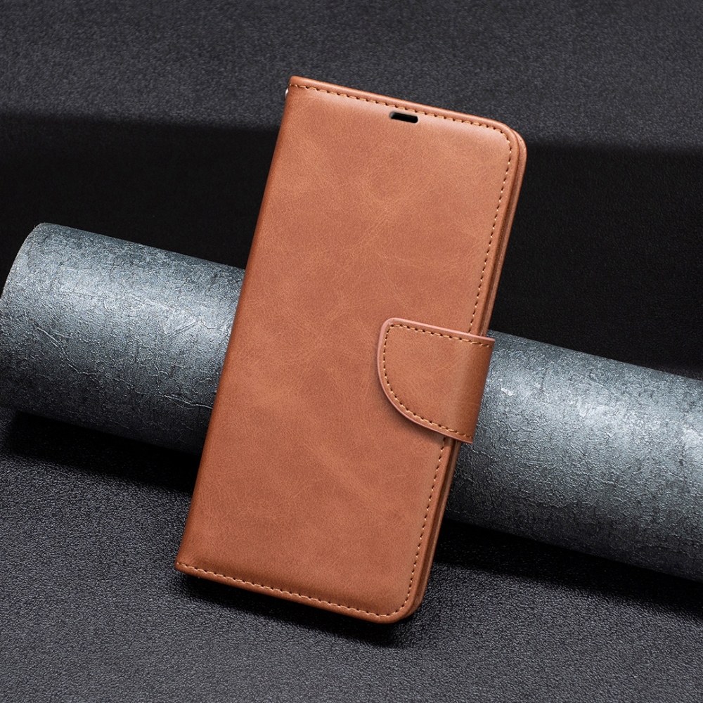 Zárható könyv tok a Xiaomi Redmi A7 Pro-hoz - barna
