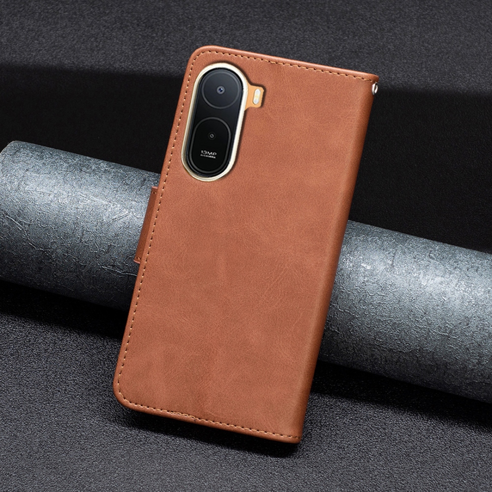 Zárható könyv tok a Xiaomi Redmi A7 Pro-hoz - barna