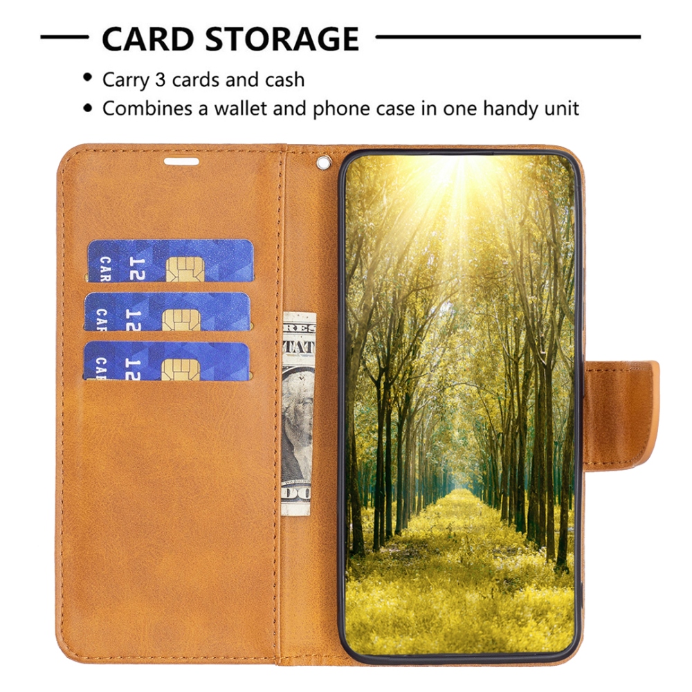 Zárható könyv tok a Xiaomi Redmi A7 Pro-hoz - sárga