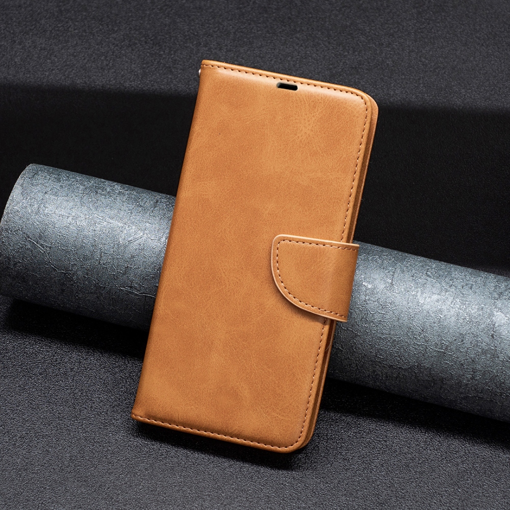 Zárható könyv tok a Xiaomi Redmi A7 Pro-hoz - sárga