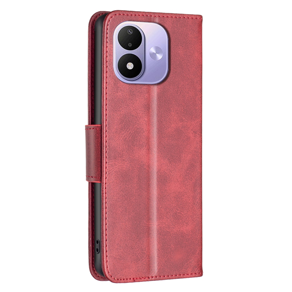 Closure könyvformájú tok a Xiaomi Redmi Note 17 4G/5G-hez – piros
