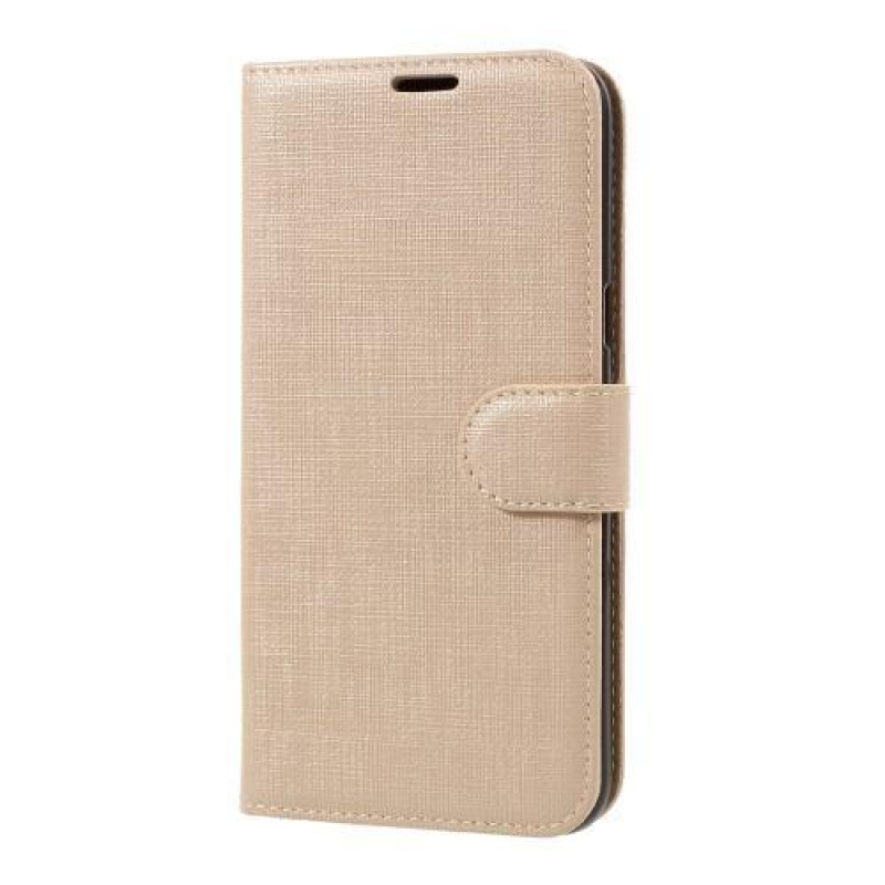 Clothy PU bőr tok Samsung Galaxy S8 Plus-hoz - arany színű