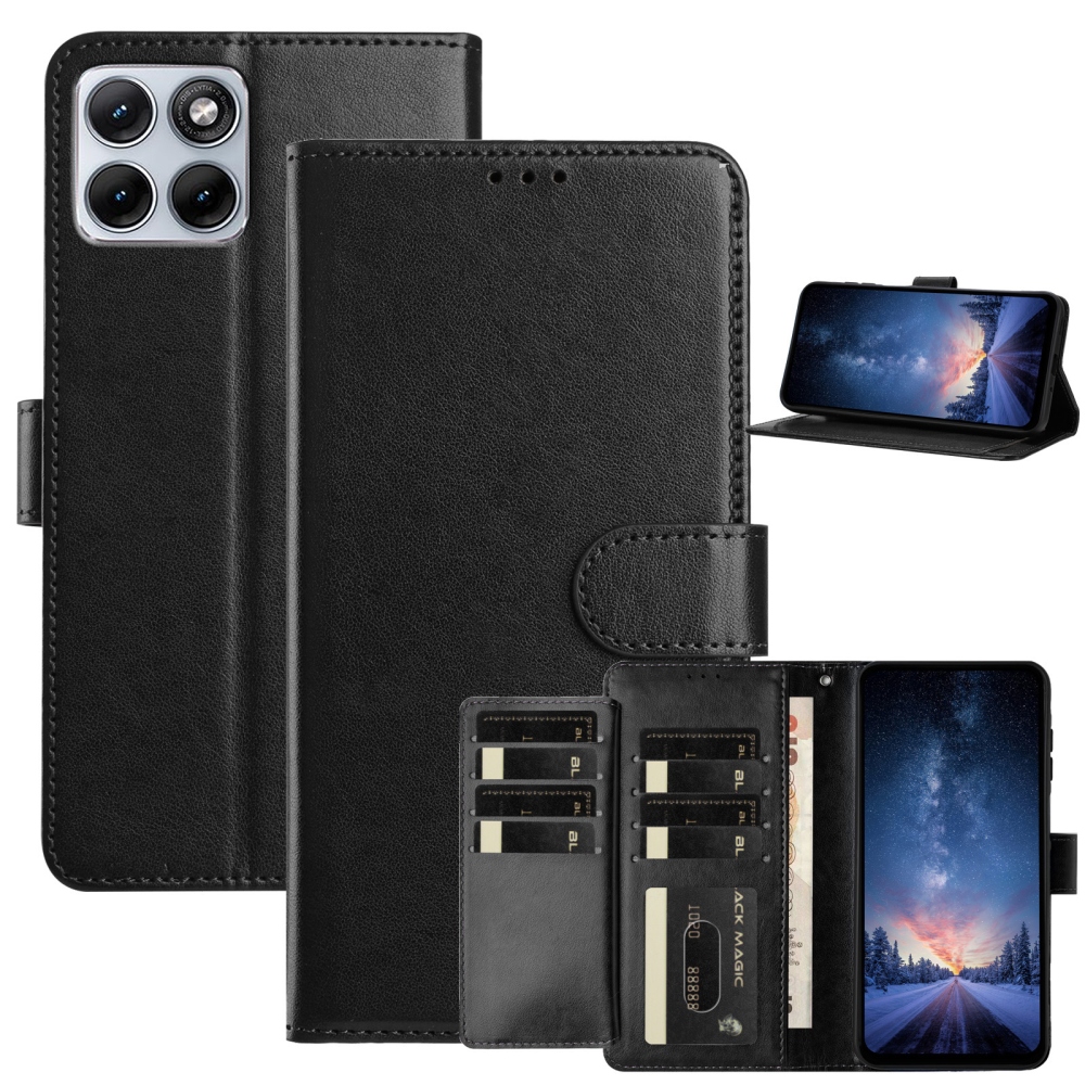 Könyvtáska a Motorola Edge 70 Fusion 5G készülékhez - fekete