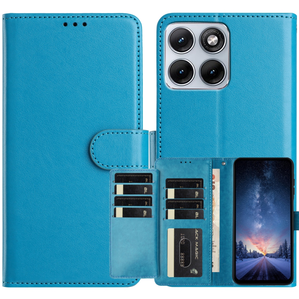 Könyvtáska a Motorola Edge 70 Fusion 5G készülékhez - kék