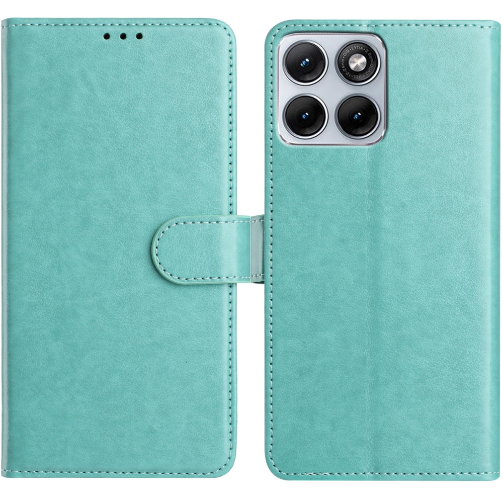 Könyvtáska a Motorola Edge 70 Fusion 5G készülékhez - teáskék színű