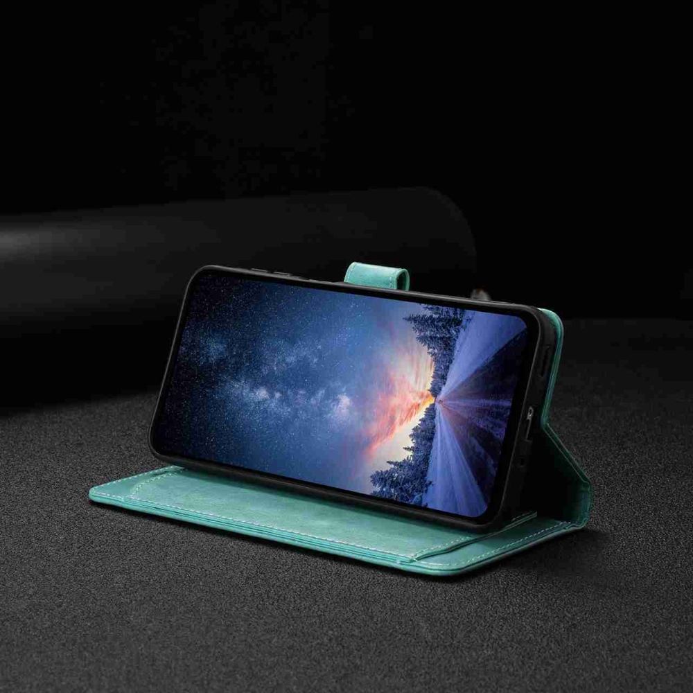 Könyvtáska a Motorola Edge 70 Fusion 5G készülékhez - teáskék színű