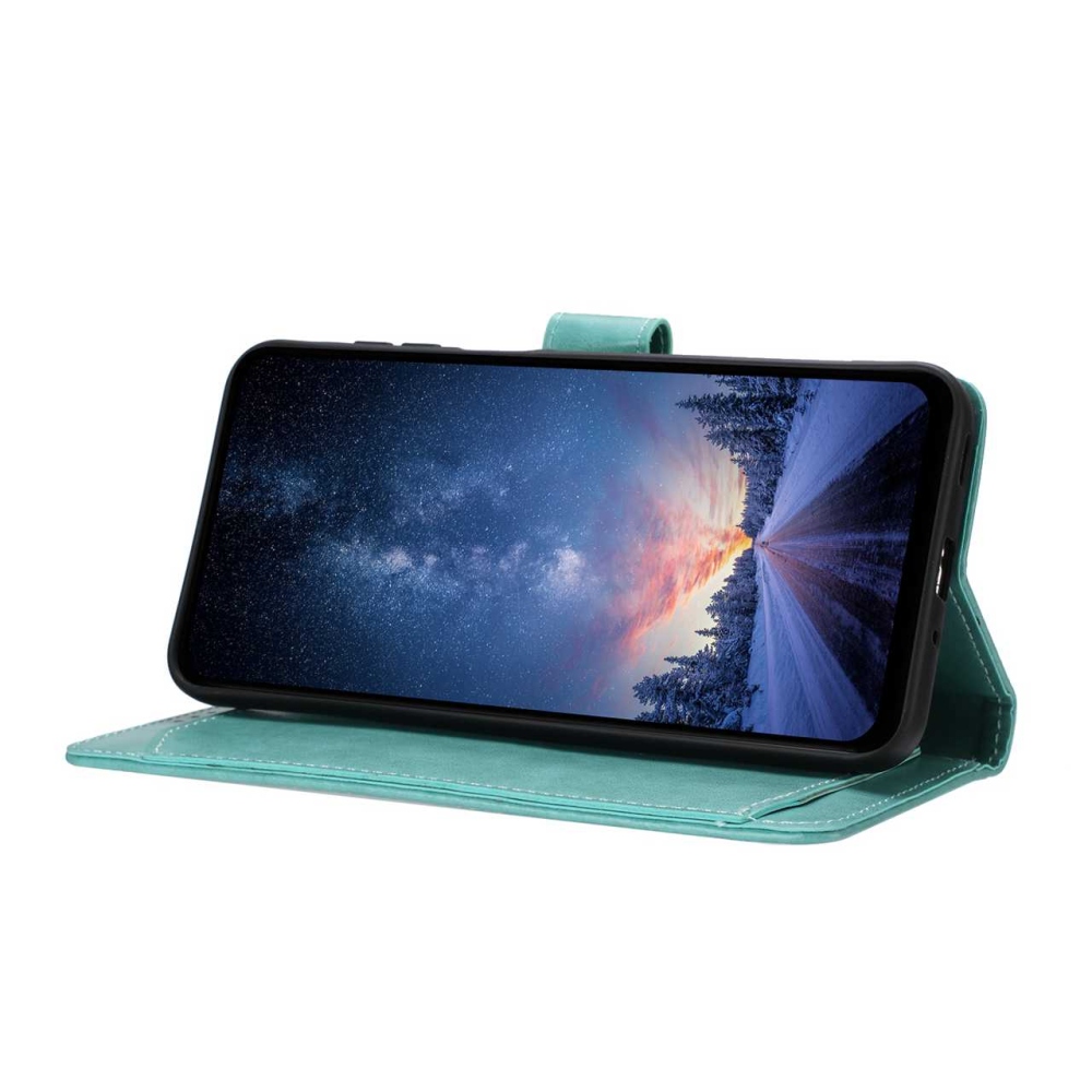 Könyvtáska a Motorola Edge 70 Fusion 5G készülékhez - teáskék színű