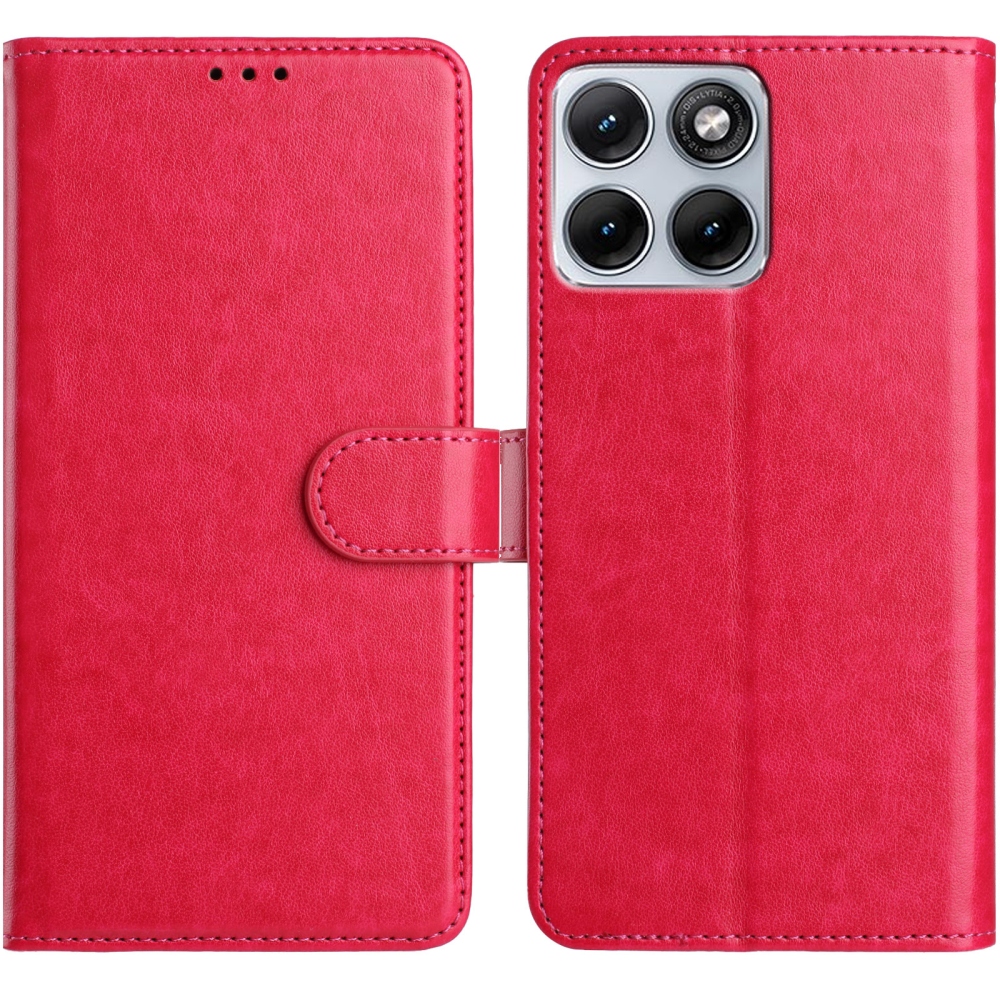 A Motorola Edge 70 Fusion 5G könyv tokja - rózsa