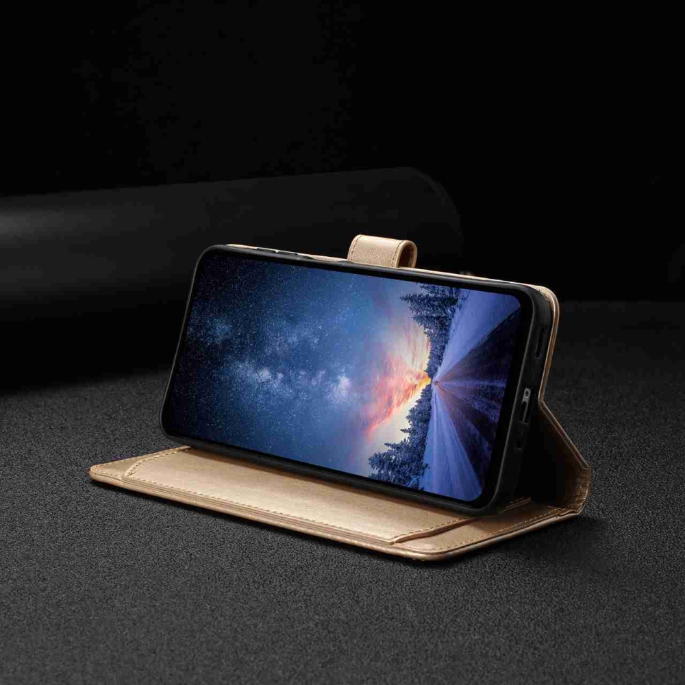 Könyvtáska a Motorola Edge 70 Fusion 5G készülékhez - arany színben