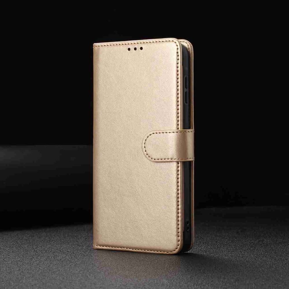 Könyvtáska a Motorola Edge 70 Fusion 5G készülékhez - arany színben
