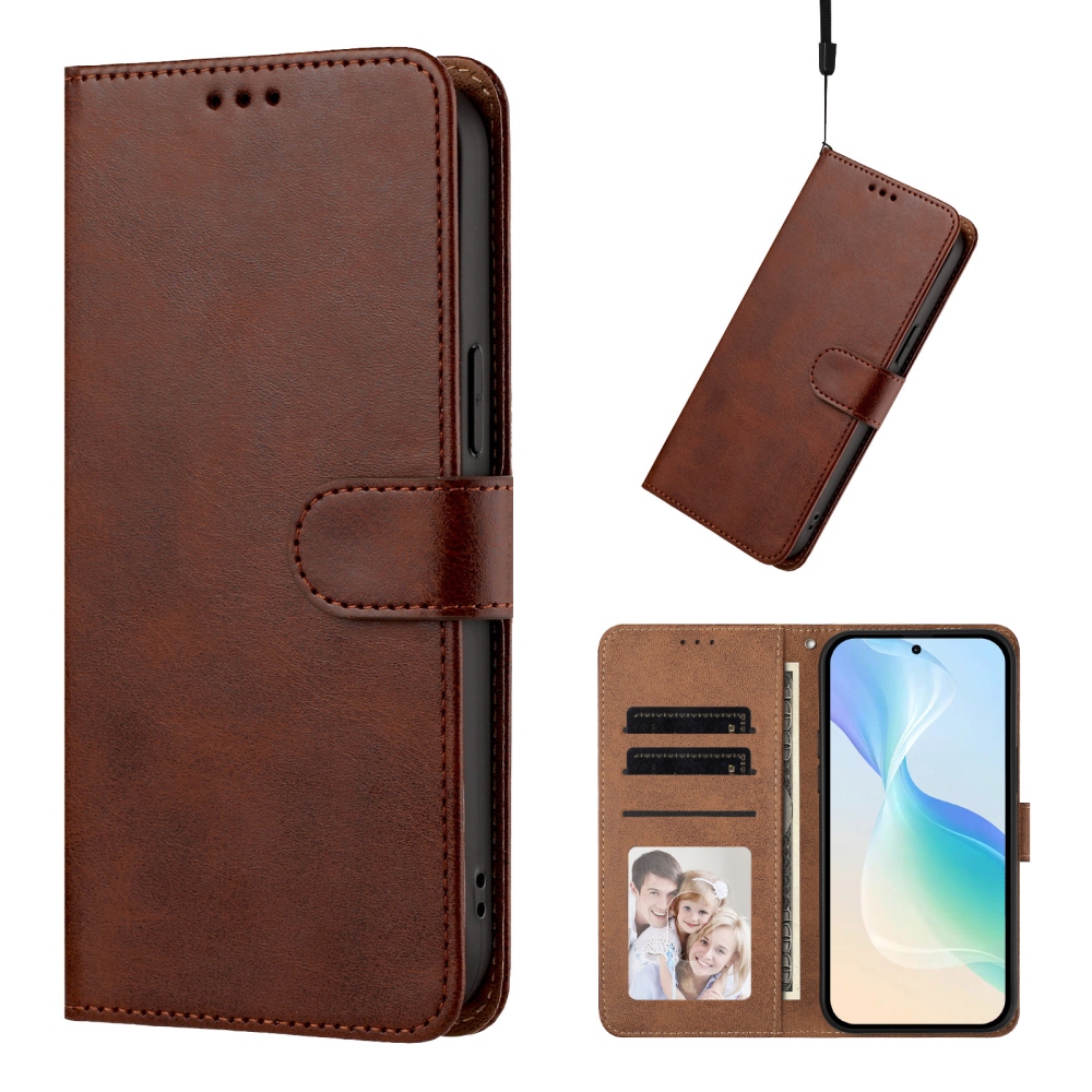 Clots könyvformájú tok a Motorola Edge 70 Pro 5G-hez – barna