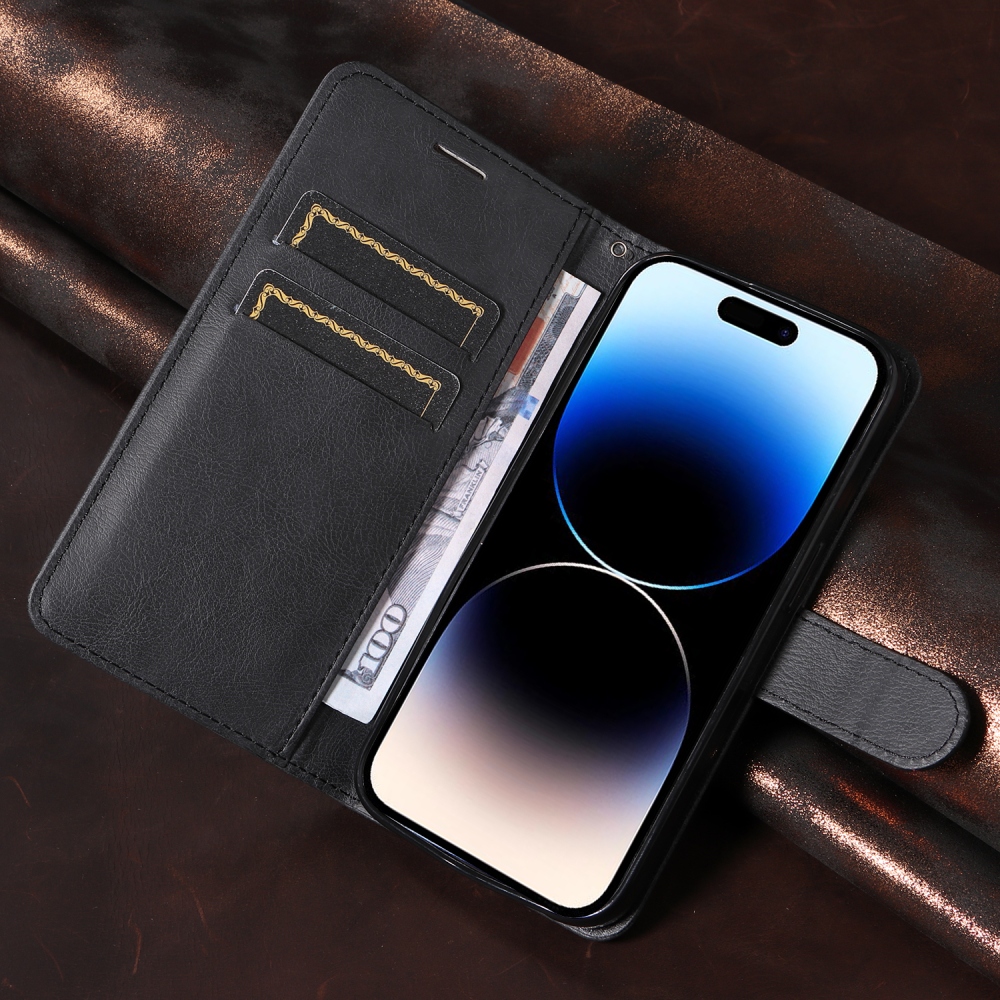Clots könyvformájú tok az Oppo Reno 16 Pro 5G/Oppo Reno 16 5G készülékhez – fekete