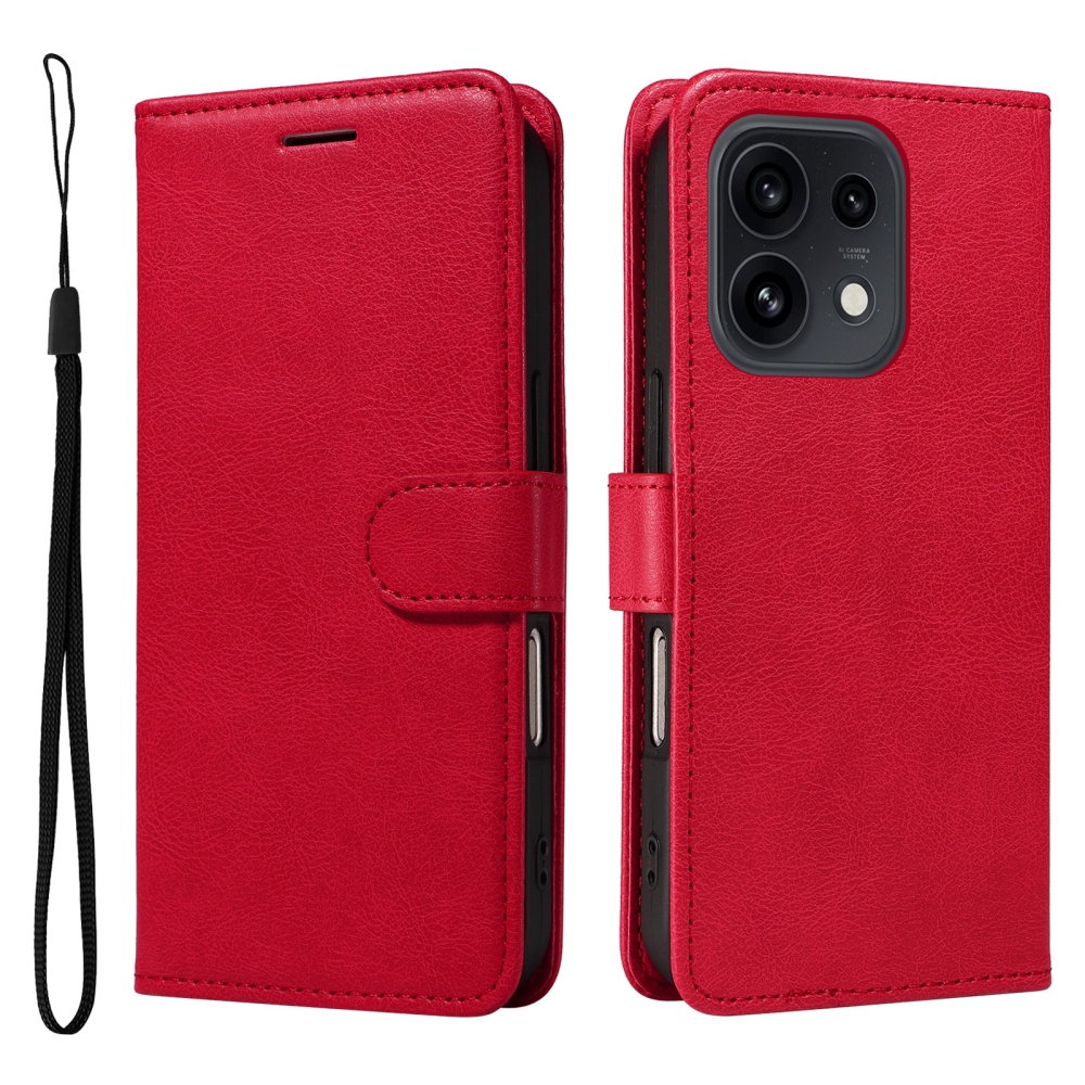 Clots könyvtok az Oppo Reno 16 Pro 5G/Oppo Reno 16 5G készülékhez – piros