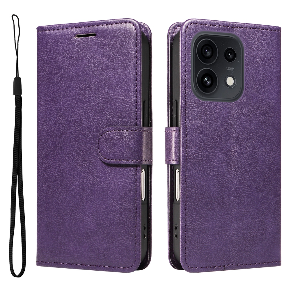 Clots könyvformájú tok az Oppo Reno 16 Pro 5G/Oppo Reno 16 5G készülékhez – lila