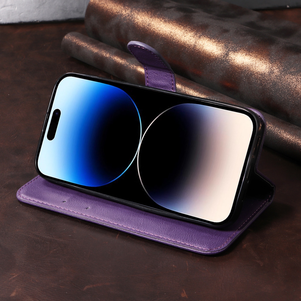 Clots könyvformájú tok az Oppo Reno 16 Pro 5G/Oppo Reno 16 5G készülékhez – lila