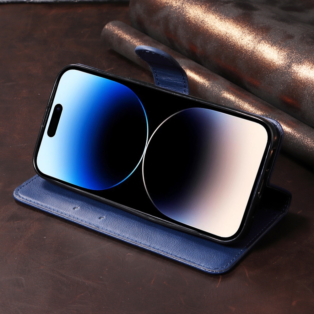 Clots könyvhátú tok az Oppo Reno 16 Pro 5G/Oppo Reno 16 5G készülékekhez – kék
