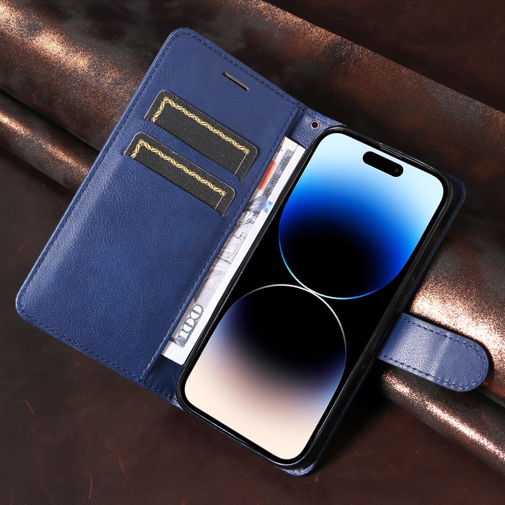Clots könyvhátú tok az Oppo Reno 16 Pro 5G/Oppo Reno 16 5G készülékekhez – kék