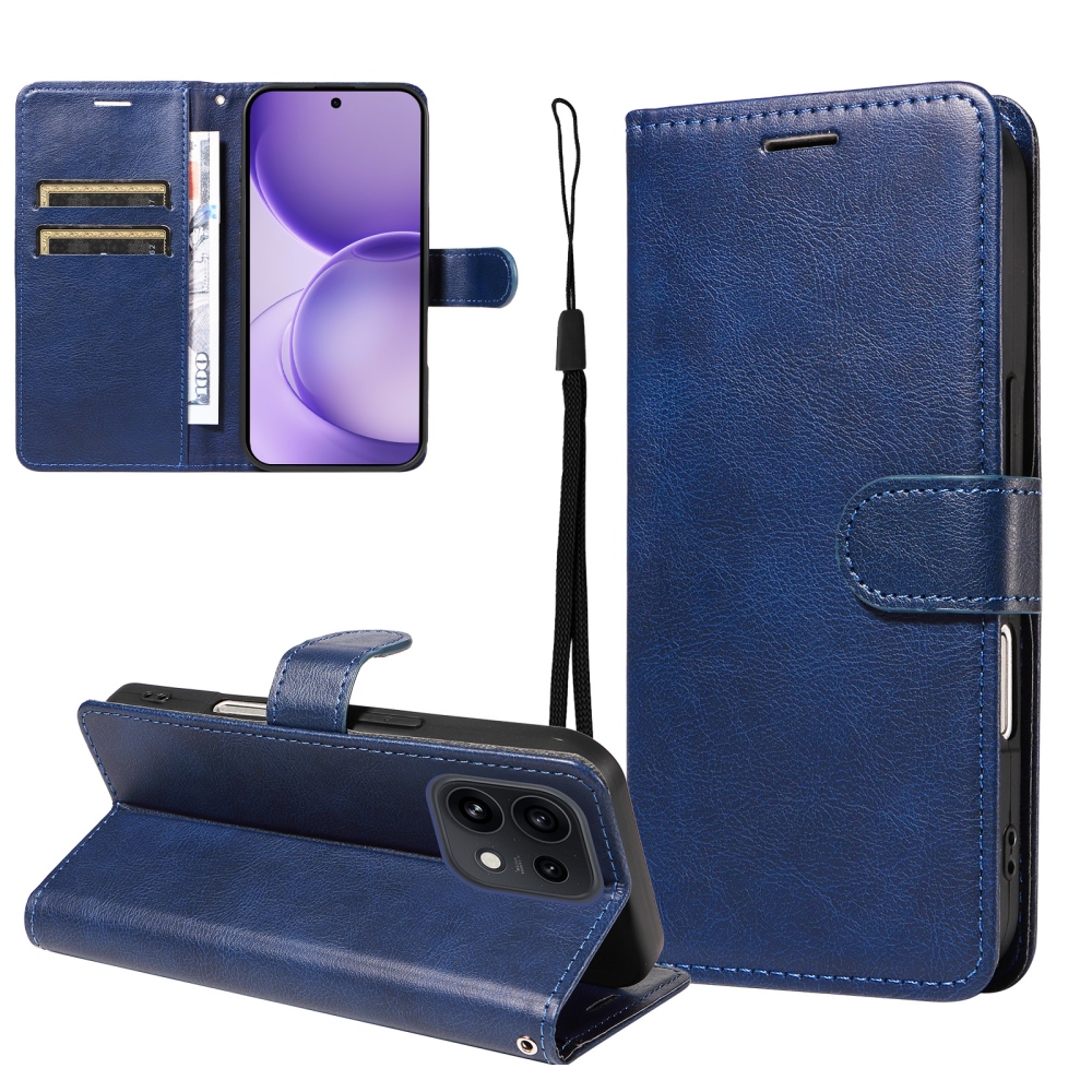 Clots könyvhátú tok az Oppo Reno 16 Pro 5G/Oppo Reno 16 5G készülékekhez – kék