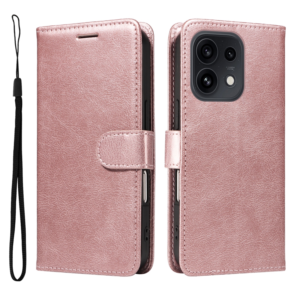 Clots könyvformájú tok az Oppo Reno 16 Pro 5G/Oppo Reno 16 5G készülékhez – rózsaszín