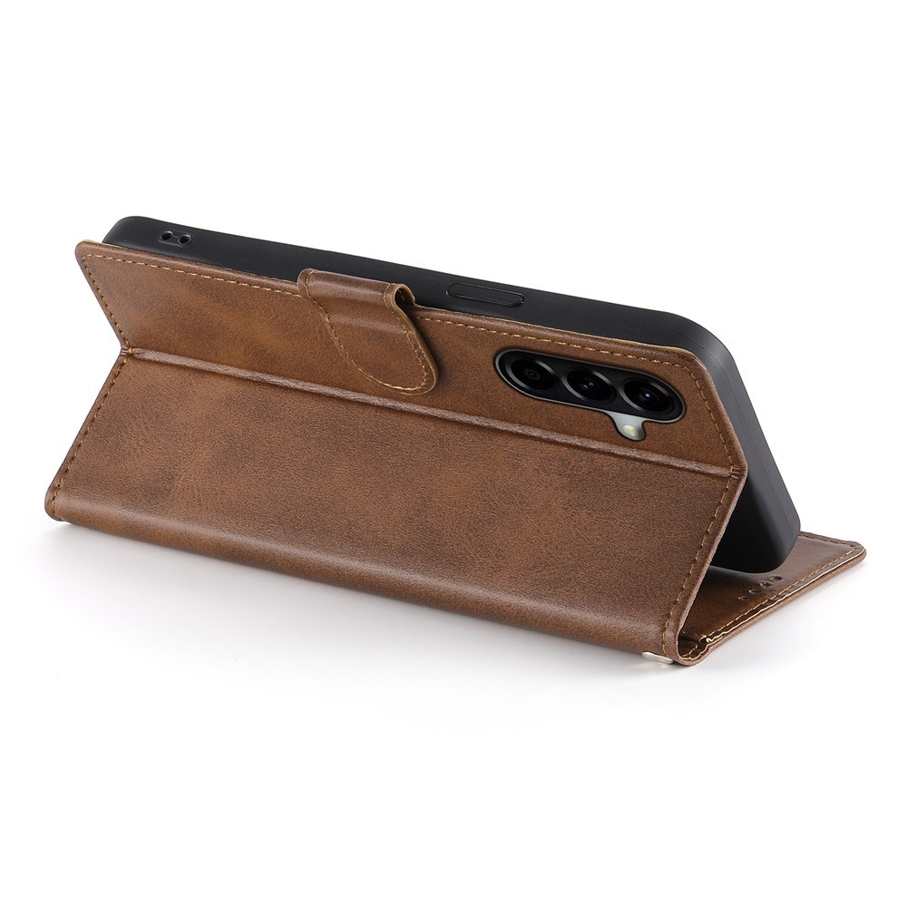 Könyvtáska Samsung Galaxy A37 5G - barna színben