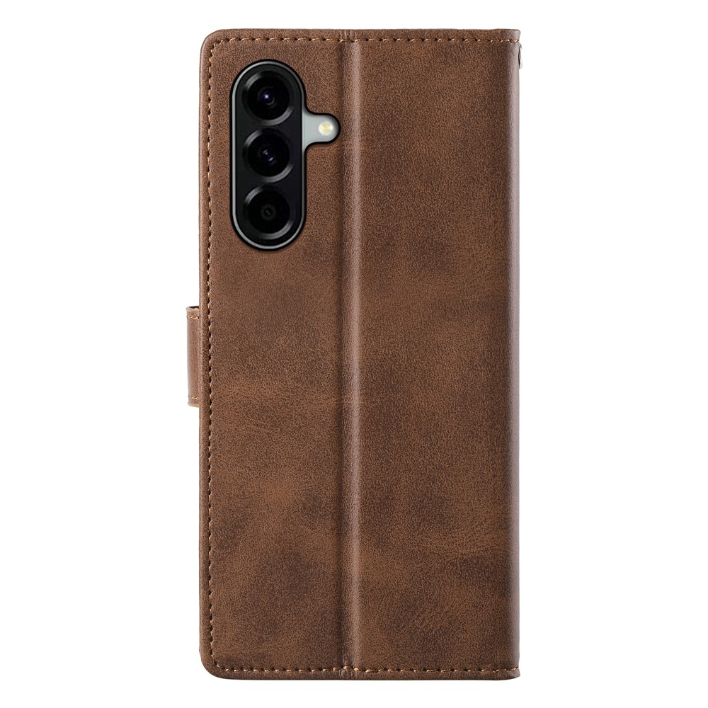 Könyvtáska Samsung Galaxy A37 5G - barna színben