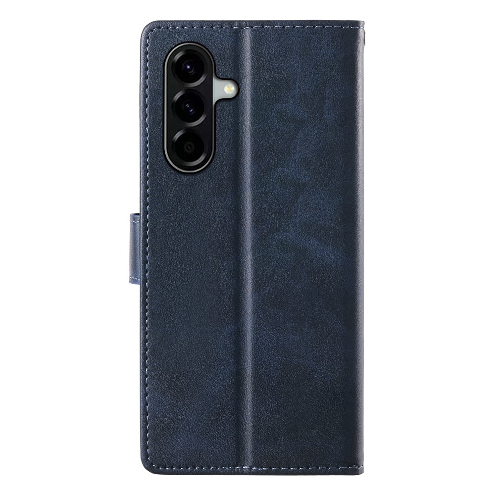 Vérrögök könyv tok Samsung Galaxy A57 5G - kék