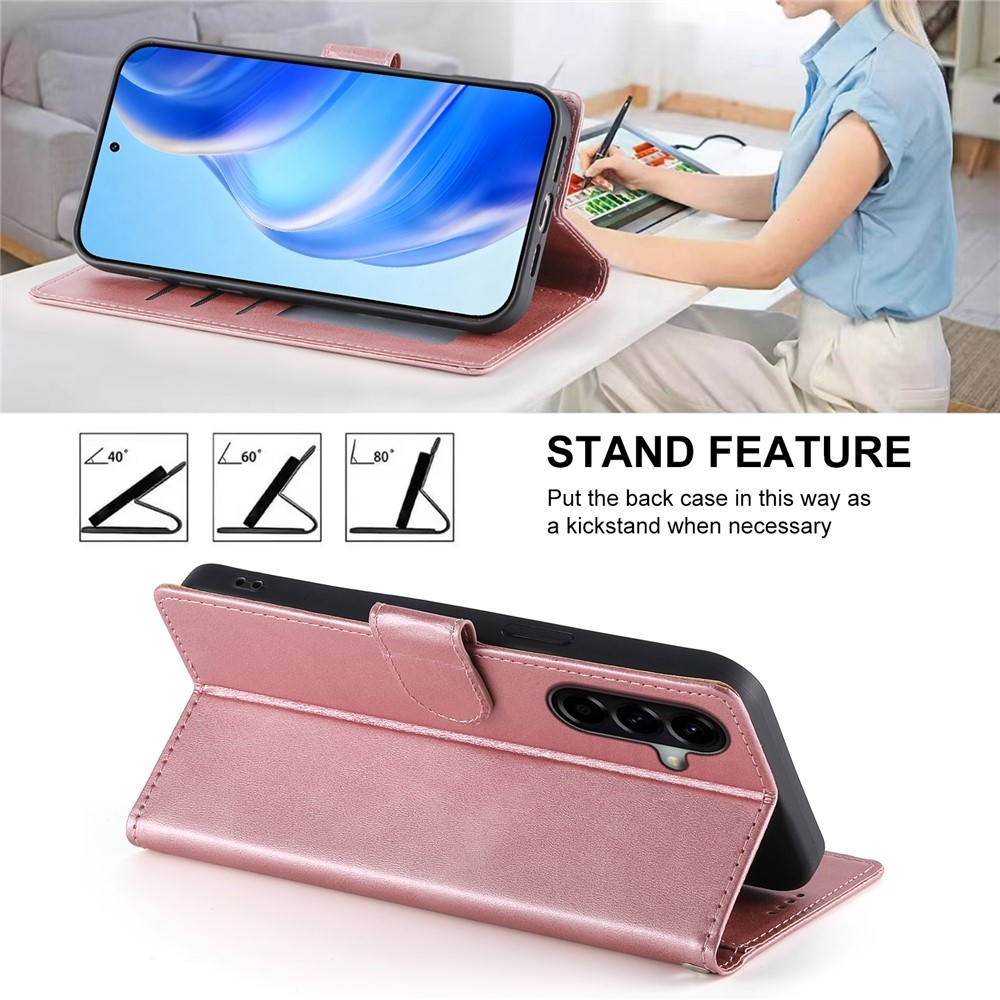 Vérrögök könyve tok Samsung Galaxy A57 5G - rózsaszín