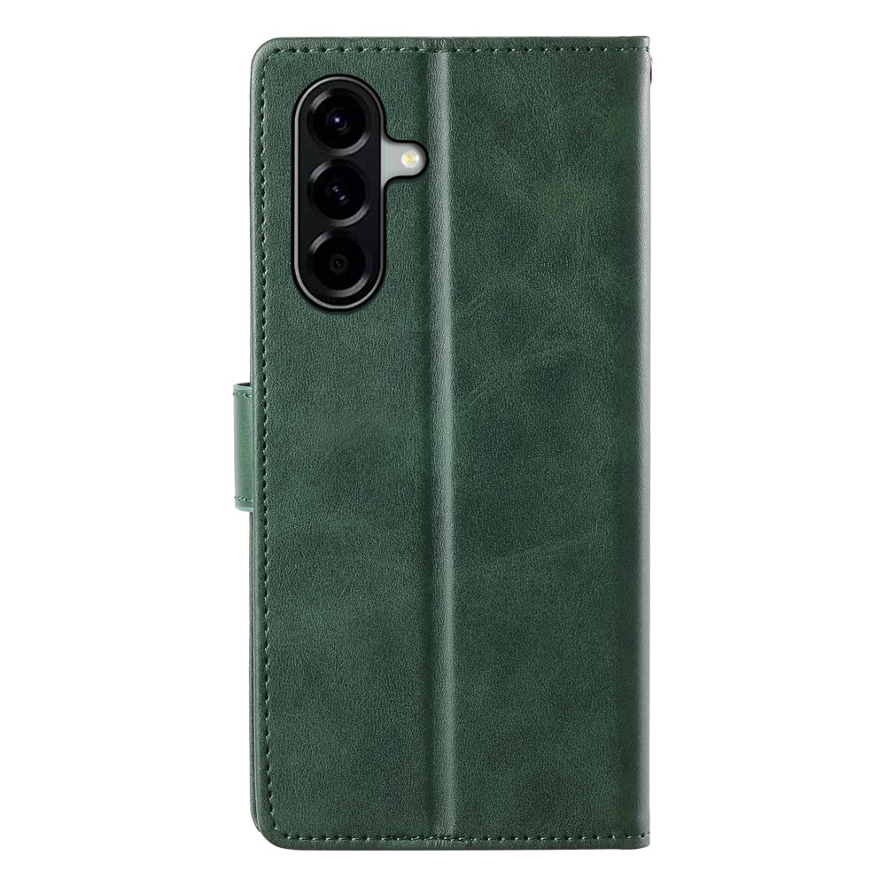 Vérrögök könyv tok Samsung Galaxy A57 5G-hez - zöld