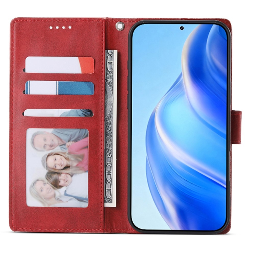 Vádli könyv tok Xiaomi 17 - piros