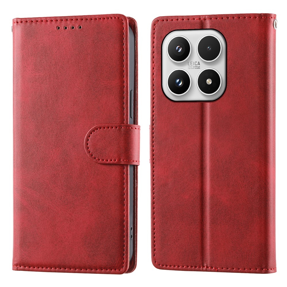 Vádli könyv tok Xiaomi 17 - piros