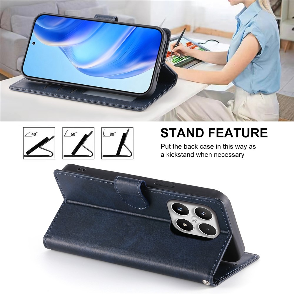 Vádli könyv tok Xiaomi 17 - kék