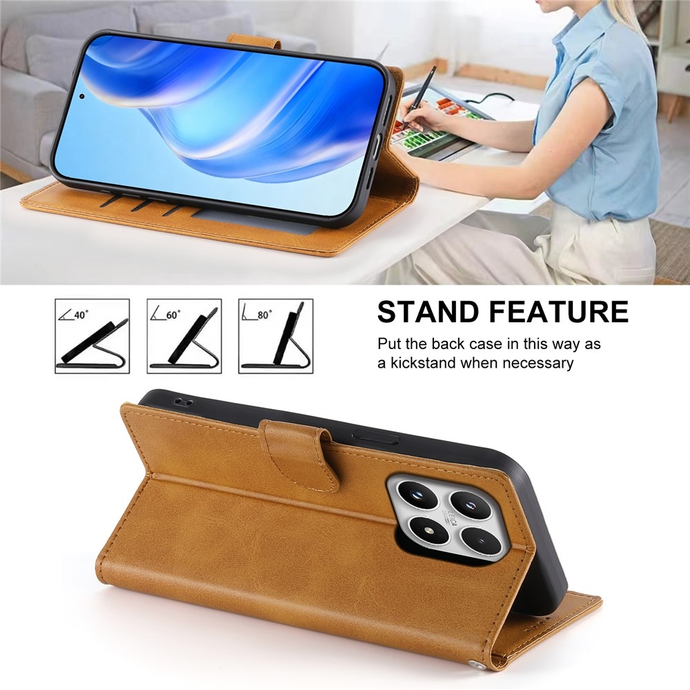 Vádli könyv tok Xiaomi 17 - sárga