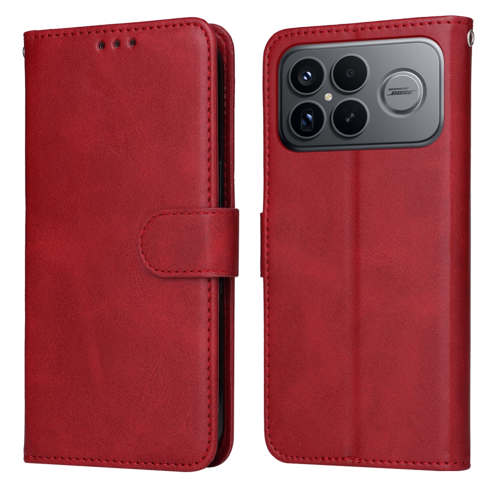 Vérrögök könyv tok a Xiaomi Poco F8 Ultra 5G-hez - piros